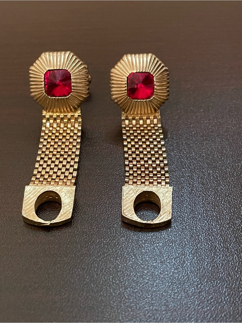 Wrap Around Cuff Links Vintage Swank